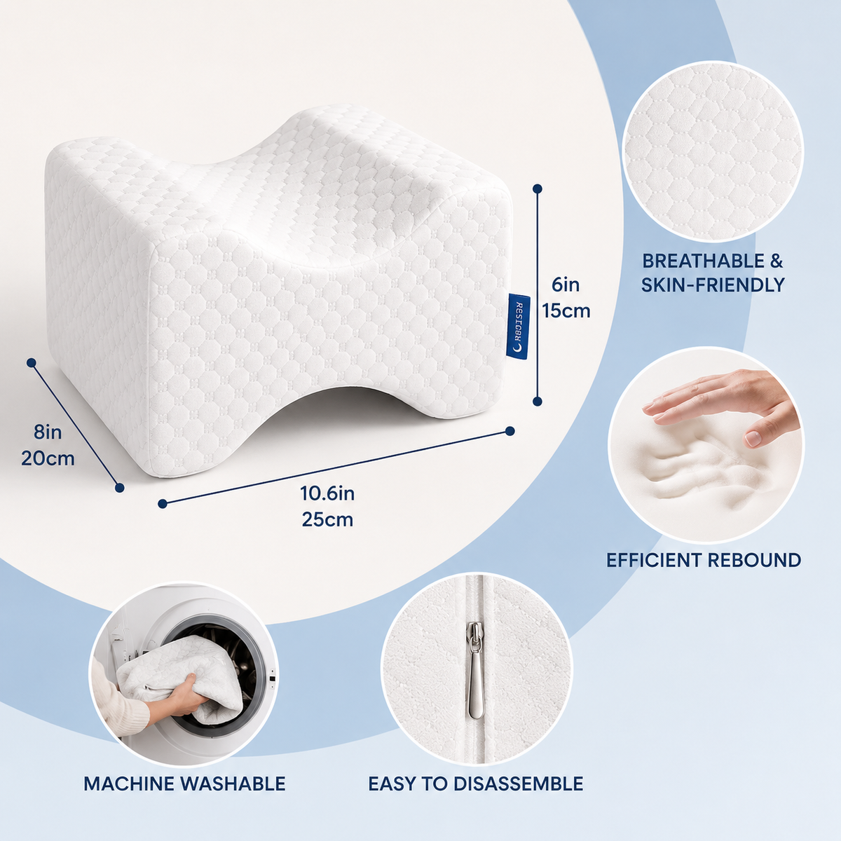 Restora™ Ergonomic Leg Pillow