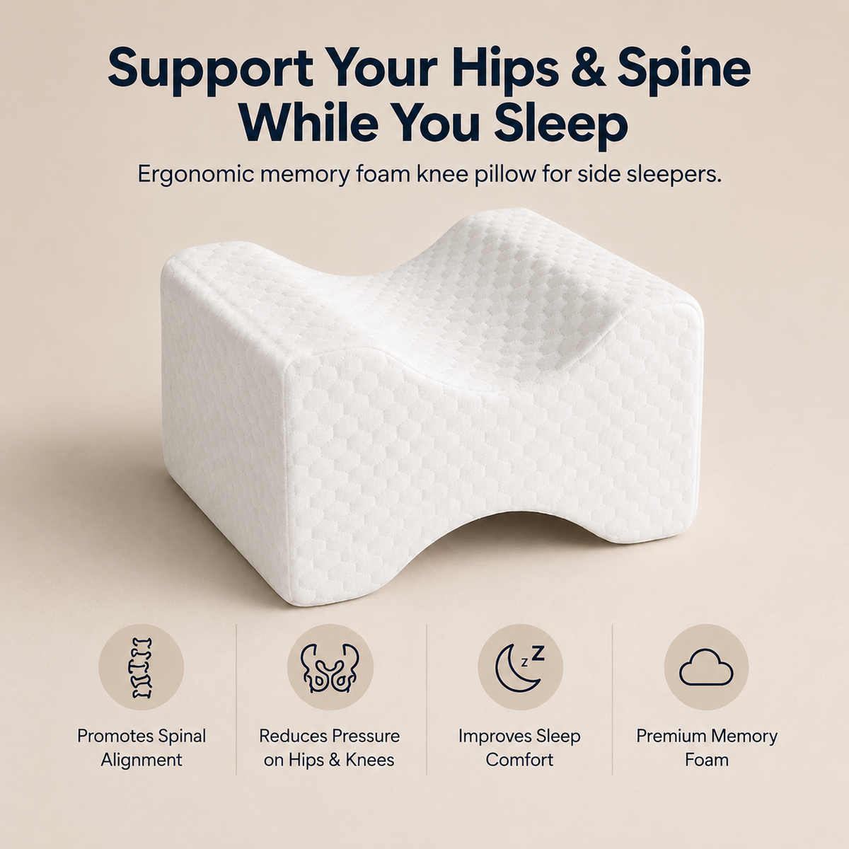 Restora™ Ergonomic Leg Pillow